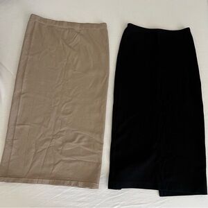 Stretchy Midi Skirts